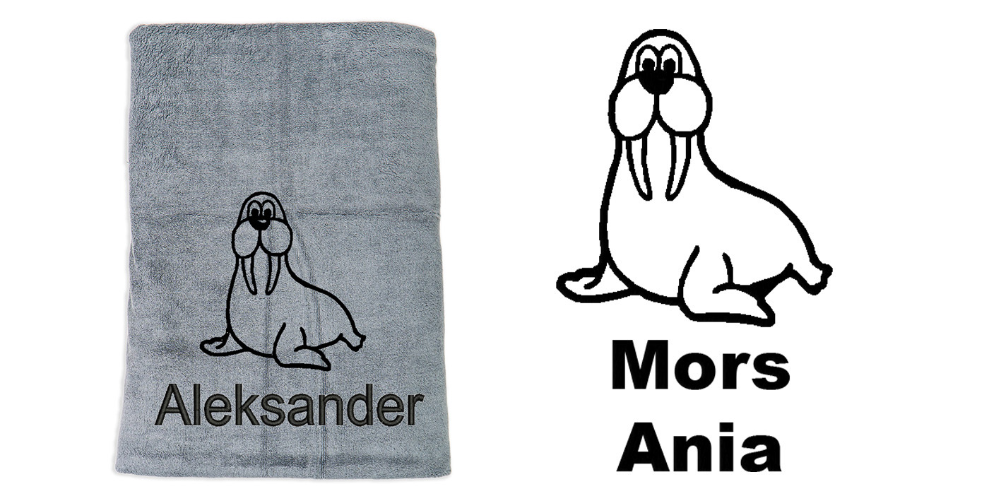 ręcznik szybkoschnący z mikrofibry dla morsa